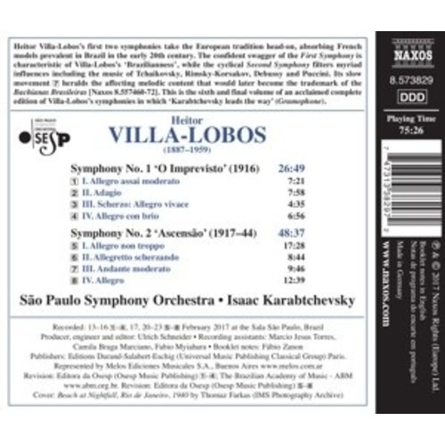 Naxos Symphonies Nos. 1 And 2