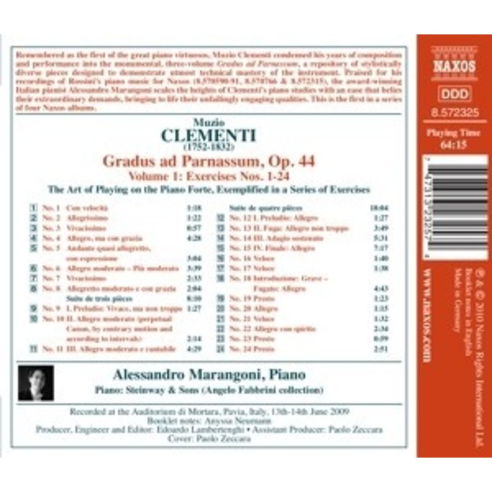 Naxos Clementi: Gradus Ad Parnassum
