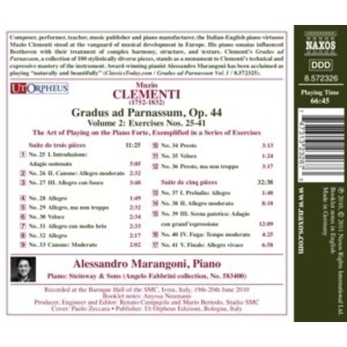 Naxos Clementi: Gradus Ad Parnassum 2