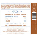 Naxos Maxwell Davies: Symph.1