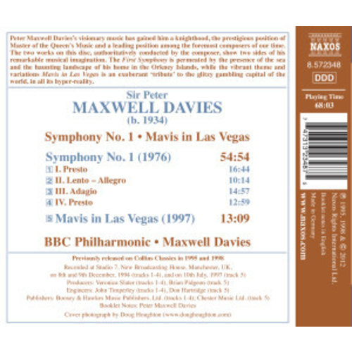 Naxos Maxwell Davies: Symph.1