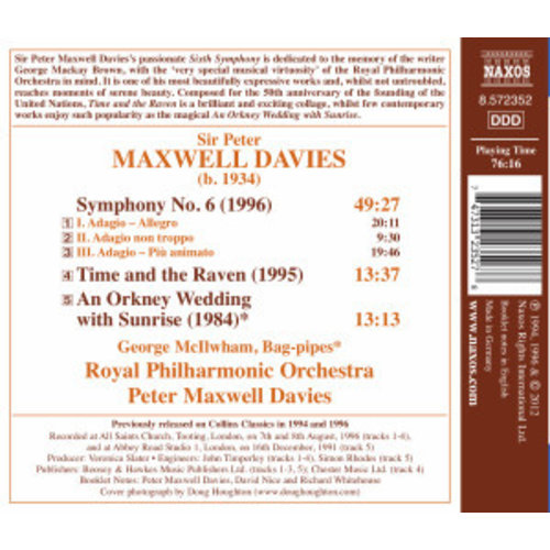 Naxos Maxwell Davies: Symphony No.6