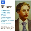 Naxos Sauret: Music For Violin + Piano