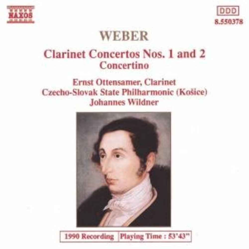 Naxos Weber: Clarinet Concertos 1&2