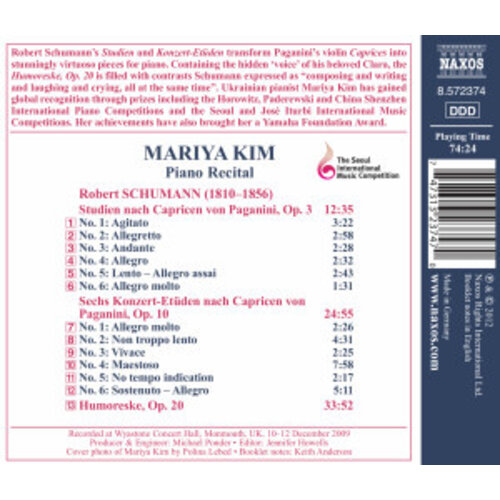 Naxos Mariya Kim: Piano Recital
