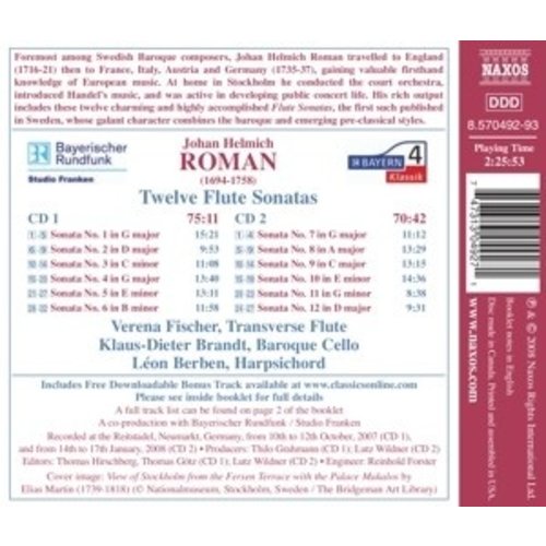 Naxos Roman: 12 Flute Sonatas