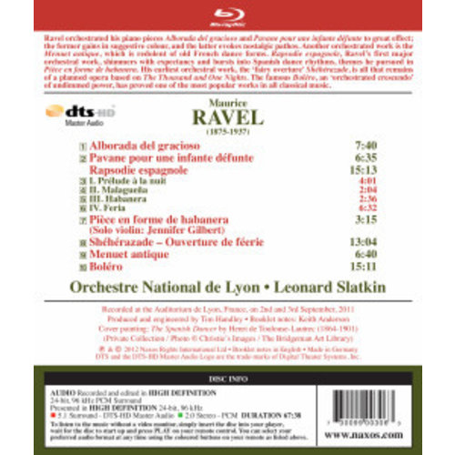 Naxos Ravel: Orchestral Works 1 (Bd)