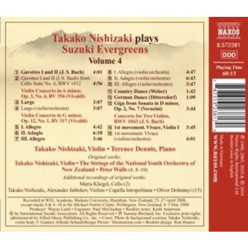 Naxos Nishizaki: Suzuki Evergreens 4