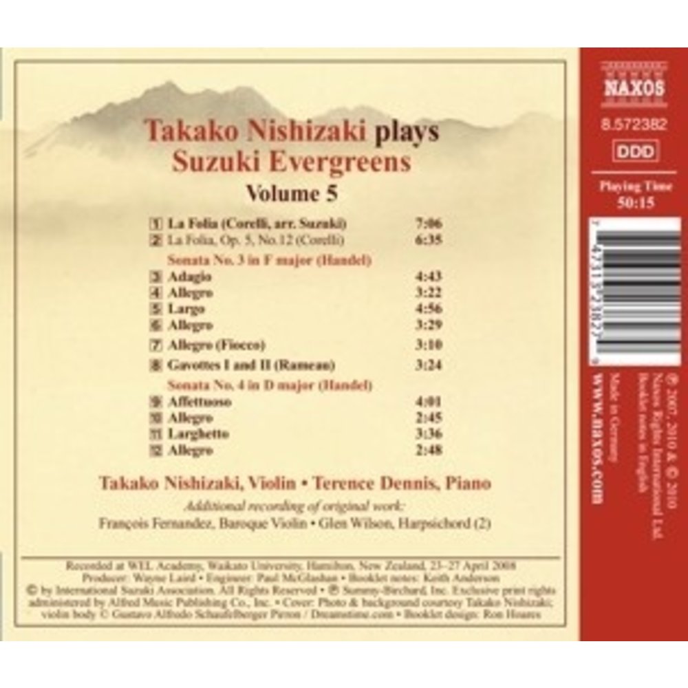 Naxos Nishizaki: Suzuki Evergreens 5