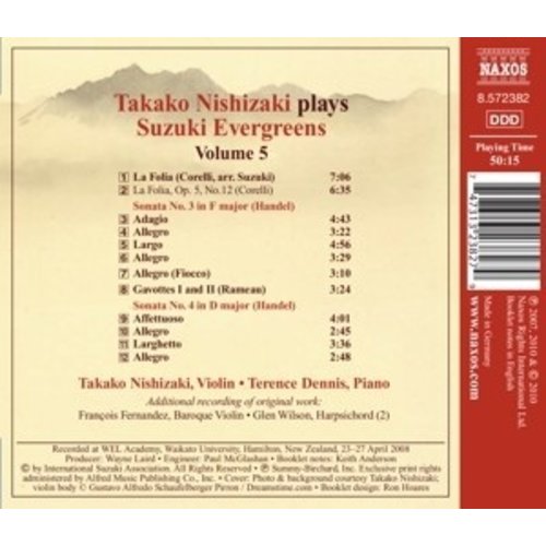 Naxos Nishizaki: Suzuki Evergreens 5