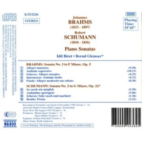 Naxos Brahms/Schumann:piano Son. 3/2