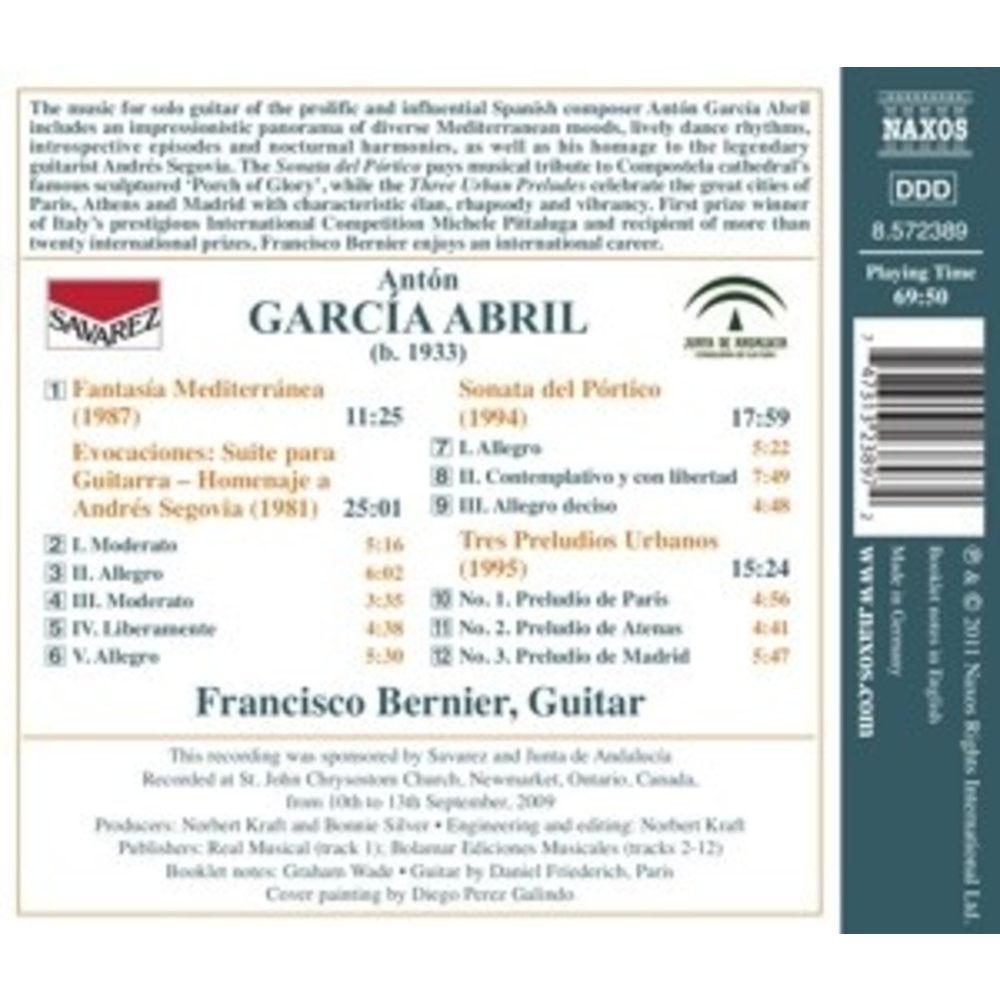 Naxos Garcia Abril: Guitar Music