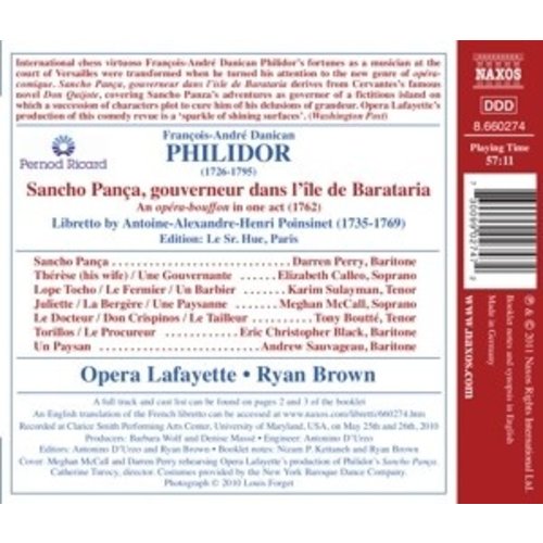 Naxos Philidor: Sancho Panca