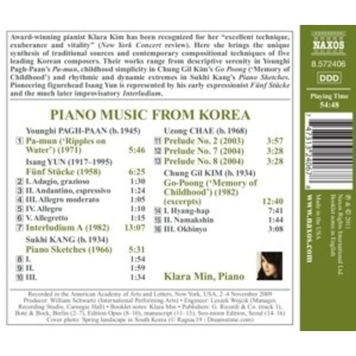 Naxos Piano Music From Korea