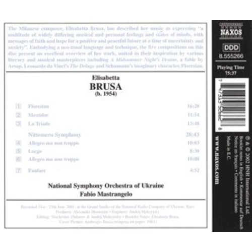 Naxos Brusa: Orch Works, Vol.1 *D*