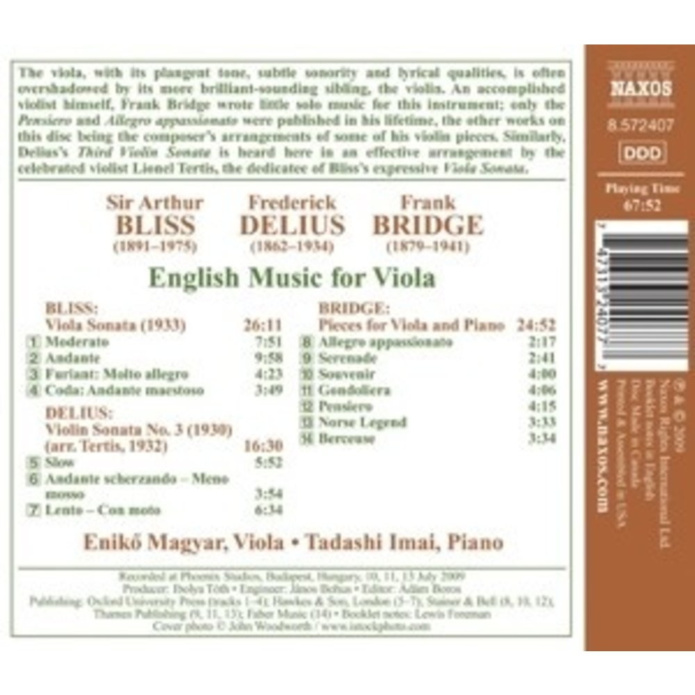 Naxos The English Viola