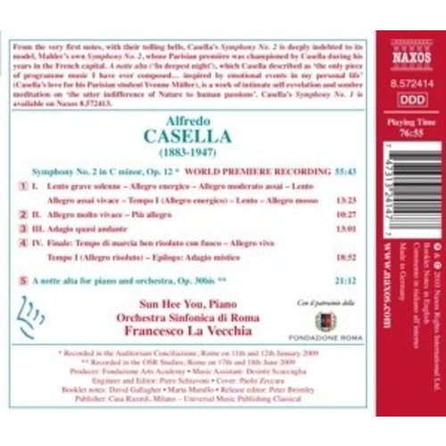 Naxos Casella: Symphony No.2