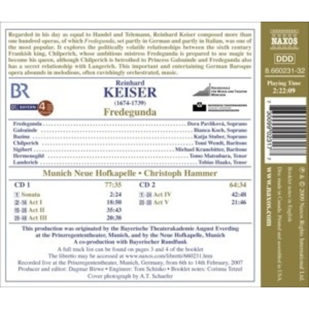 Naxos Keiser: Fredegunda