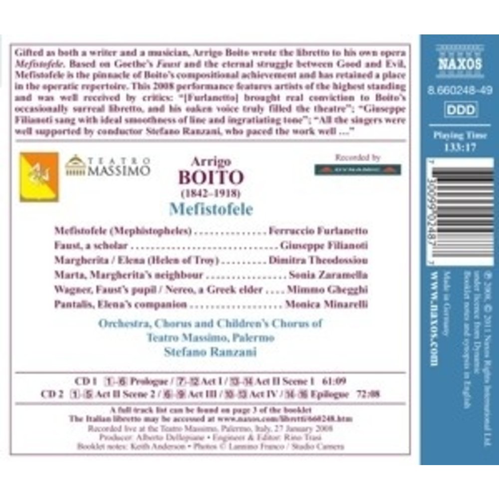 Naxos Boito: Mefistofele