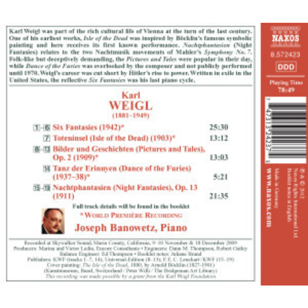 Naxos Weigl: Isle Of The Dead