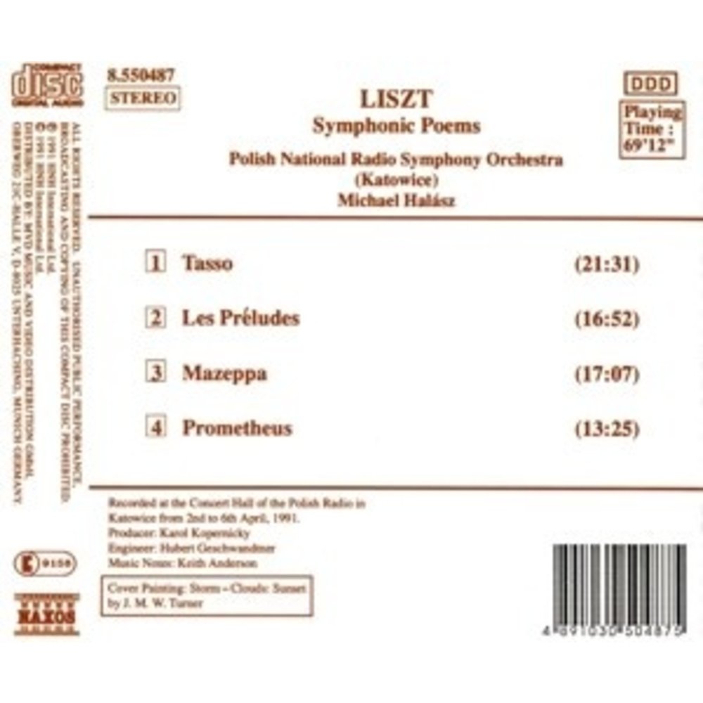 Naxos Liszt: Symphonic Poems