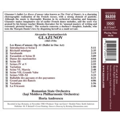 Naxos Glazunov: Les Ruses D Amour