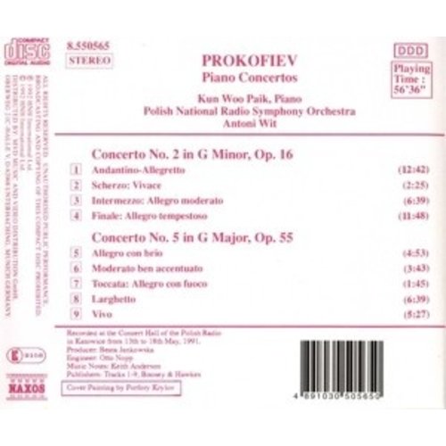 Naxos Prokofiev: Piano Concertos 2&5
