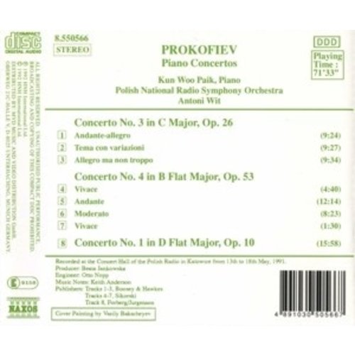 Naxos Prokofiev: Piano Conc. 1,3&4