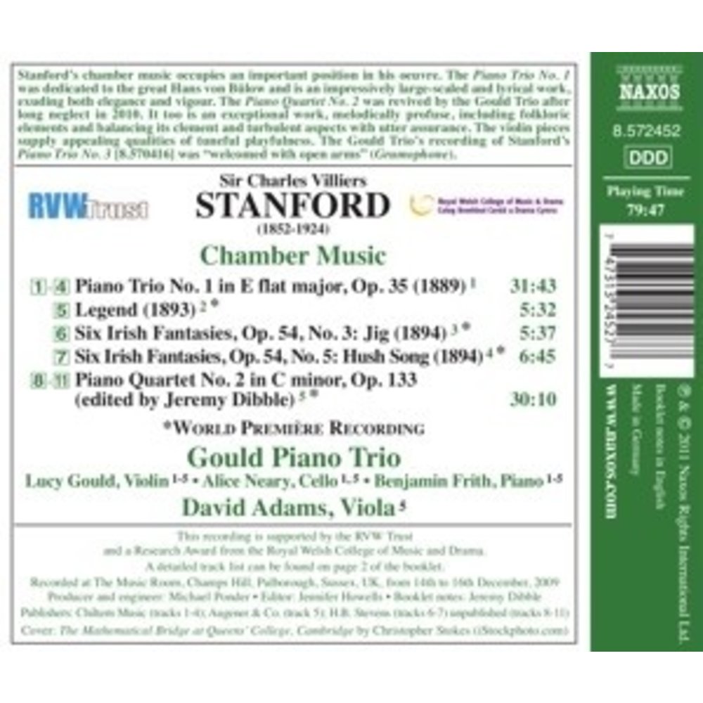 Naxos Stanford: Chamber Music