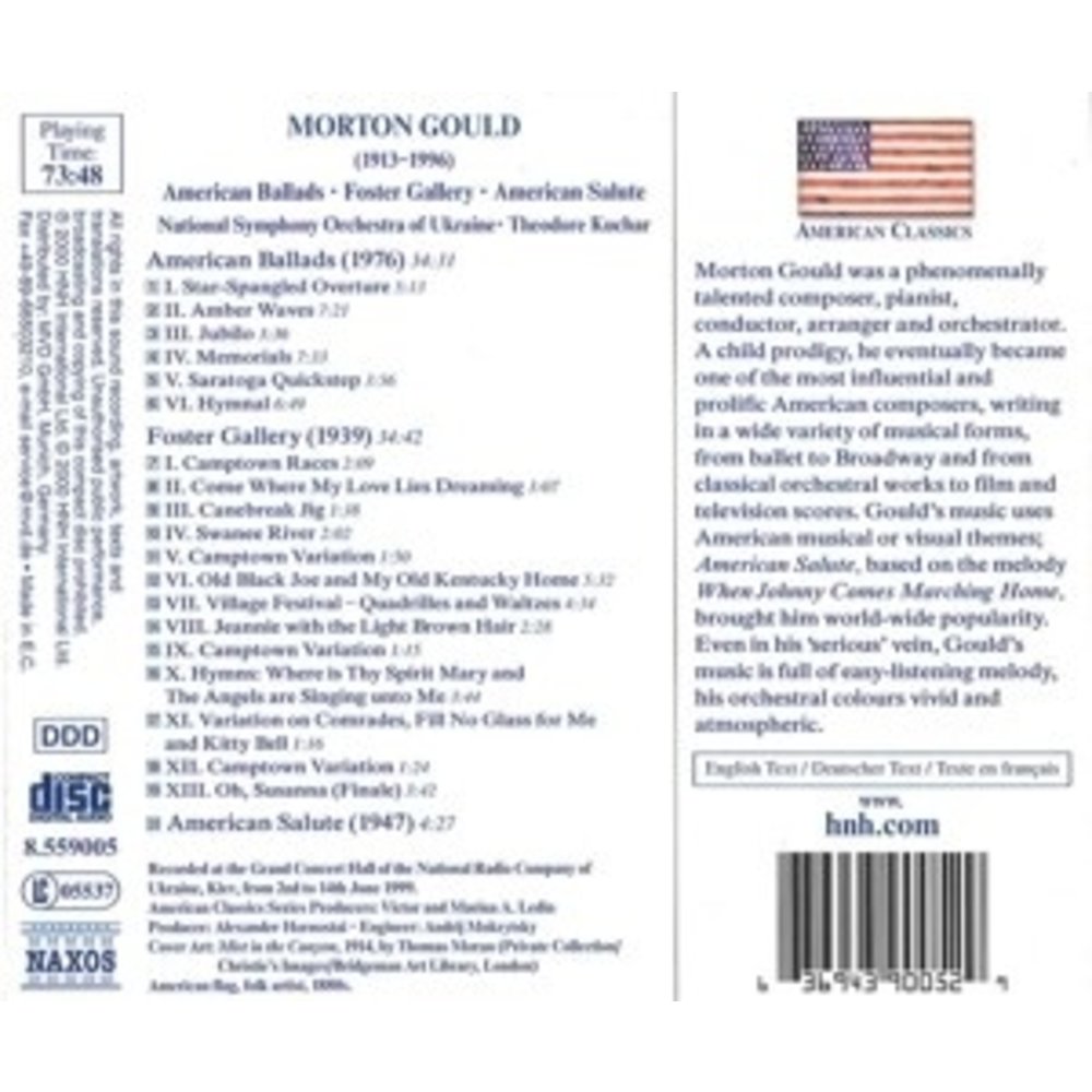 Naxos Gould:american Ballads.foster