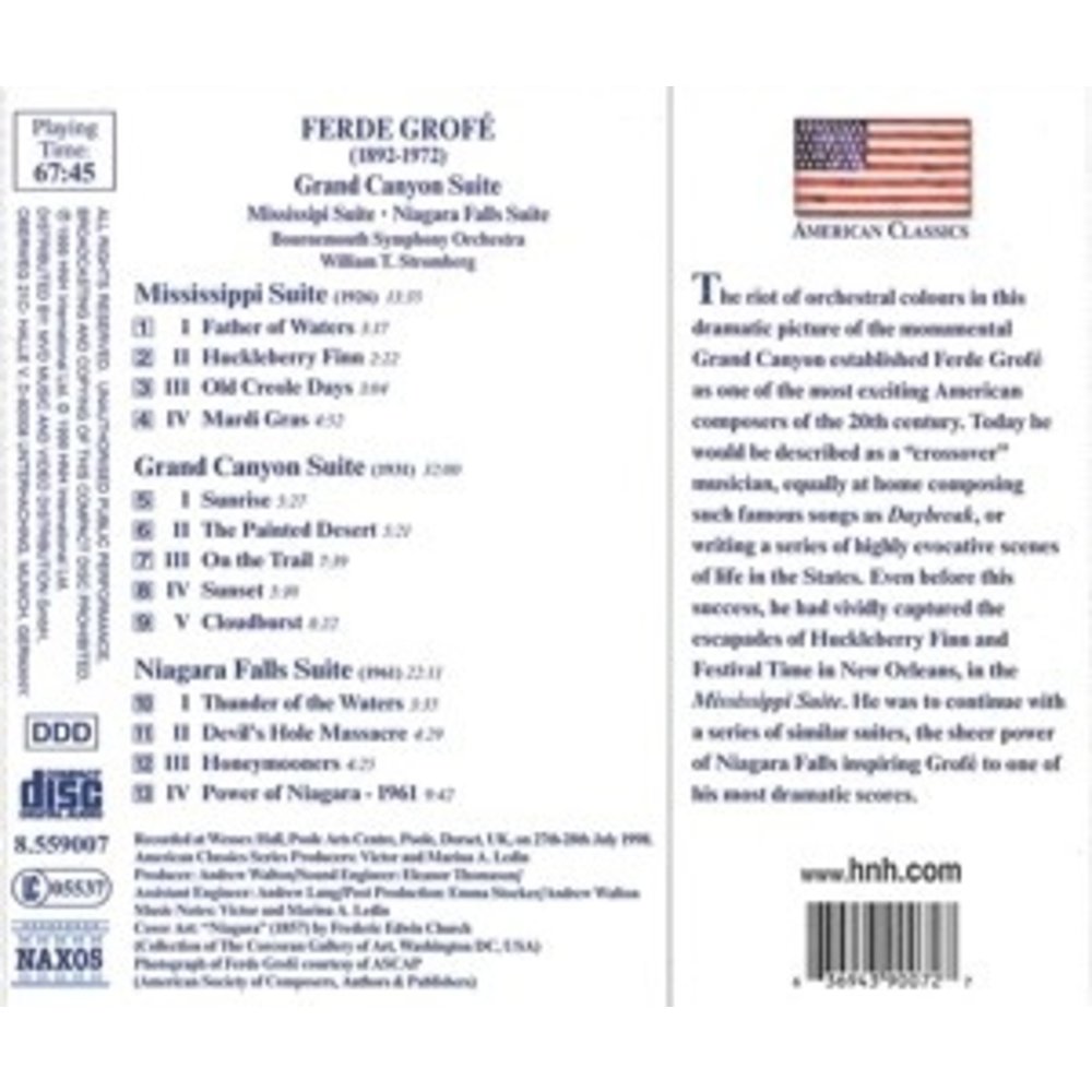 Naxos Grofe: Grand Canyon Suite