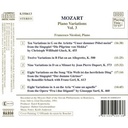 Naxos Mozart: Piano Variations Vol.3