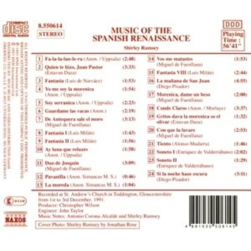 Naxos Music Of Spanish Renaissance