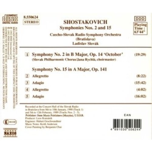 Naxos Shostakovich: Symphonies 2&15