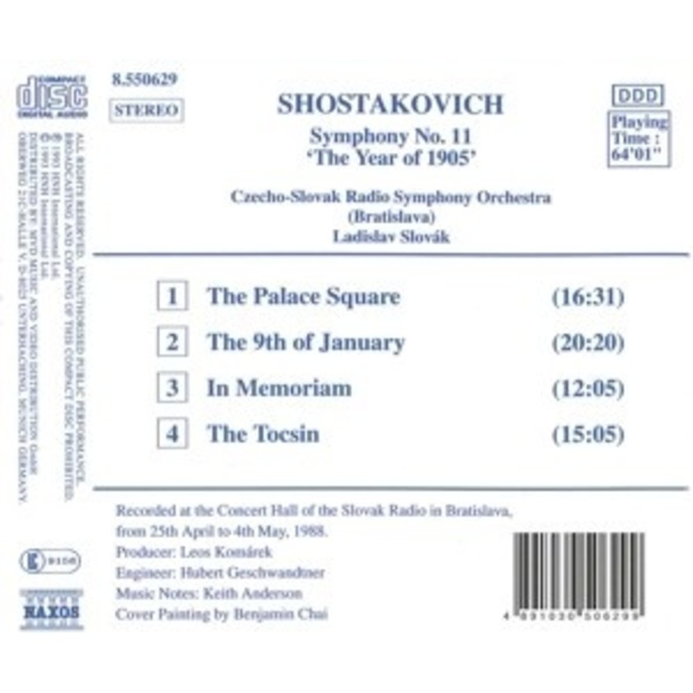 Naxos Shostakovich: Symphony 11