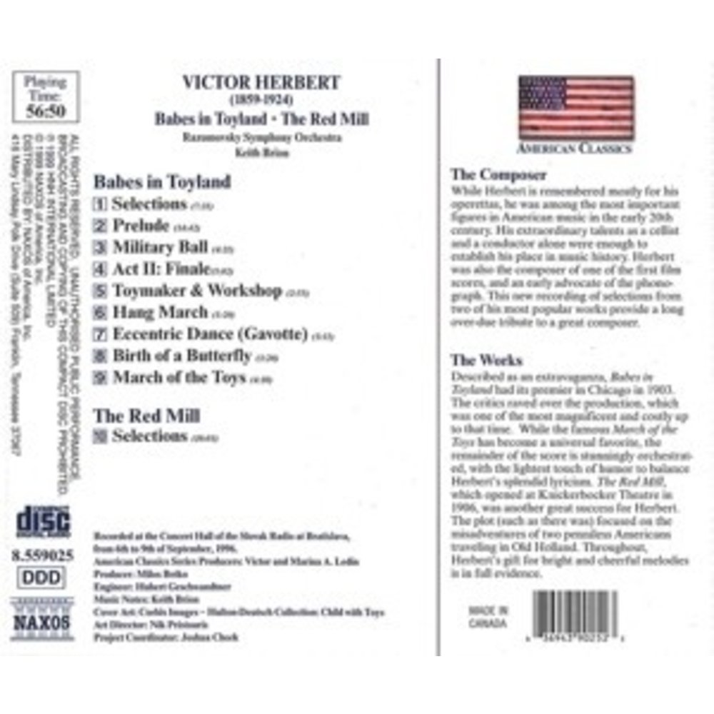 Naxos Babes In Toyland/The Red Mill