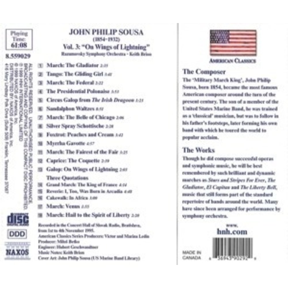 Naxos On Wings Of Lightning Vol. 3