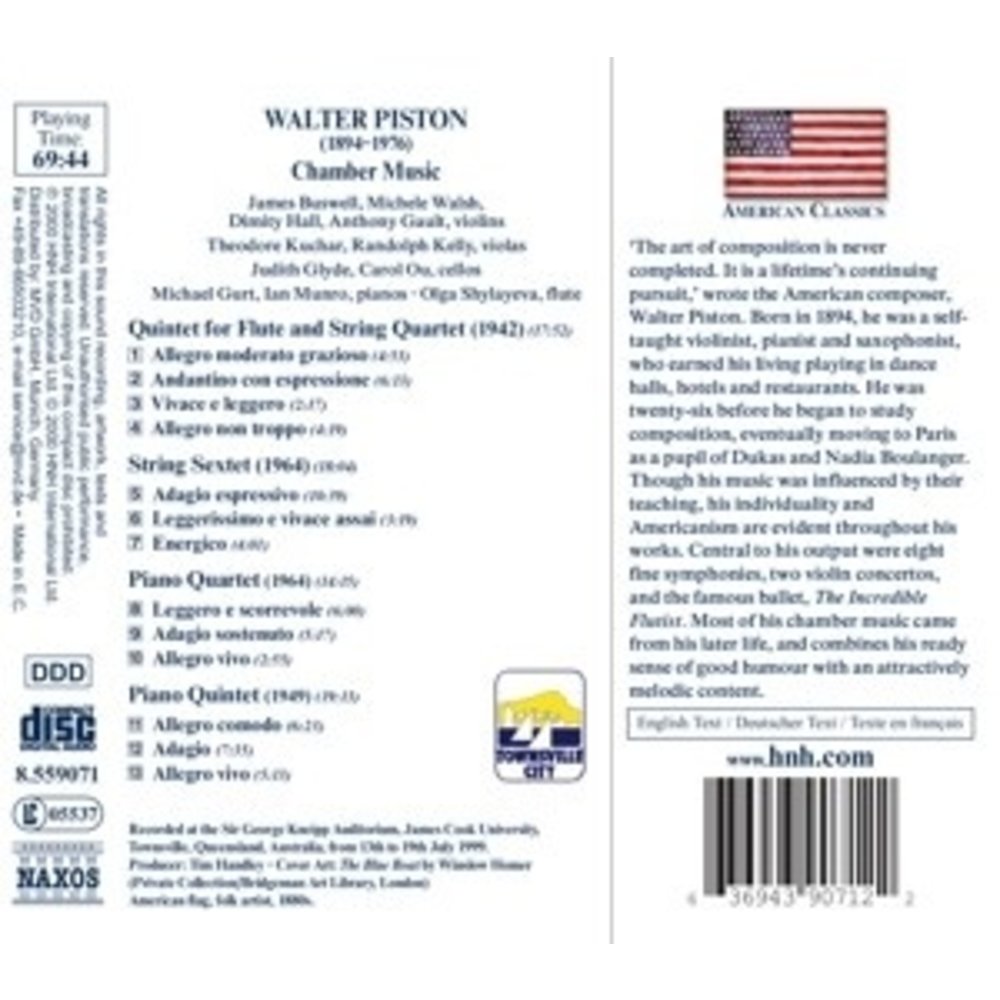 Naxos Piston: Chamber Music