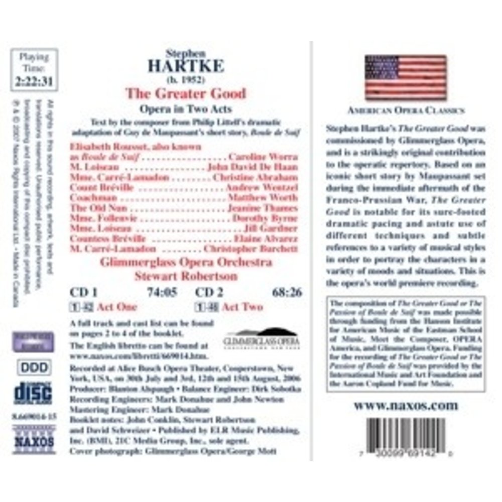 Naxos Hartke:greater Good Or The Passio