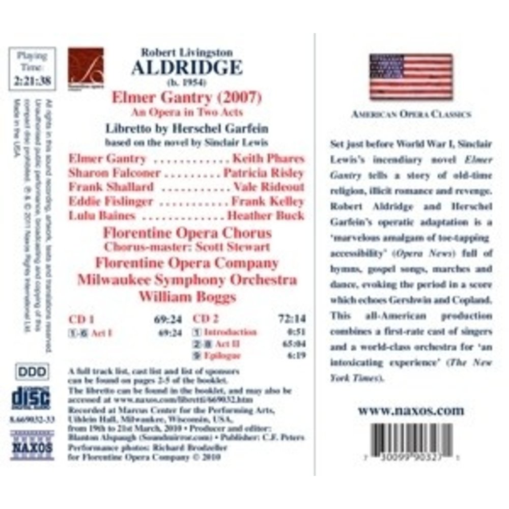 Naxos Aldridge: Elmer Gantry