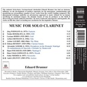 Naxos Music For Solo Clarinet