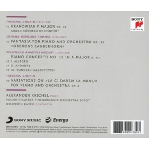 Sony Classical Chopin/Mozart/Hummel