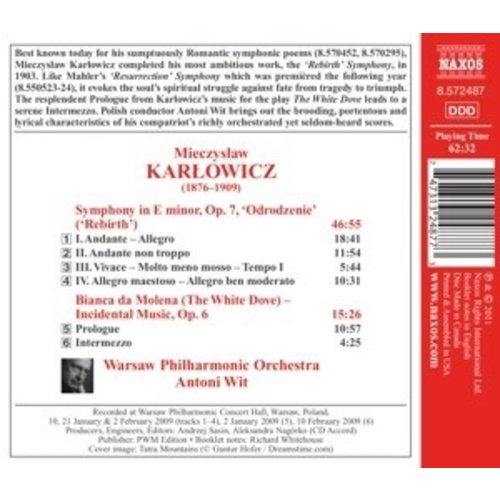 Naxos Karlowicz: Rebirth Symphony