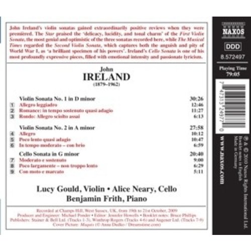 Naxos Ireland: Violin Sonatas 1+2