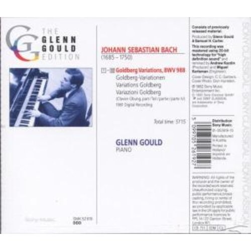 Sony Classical Goldberg Variations