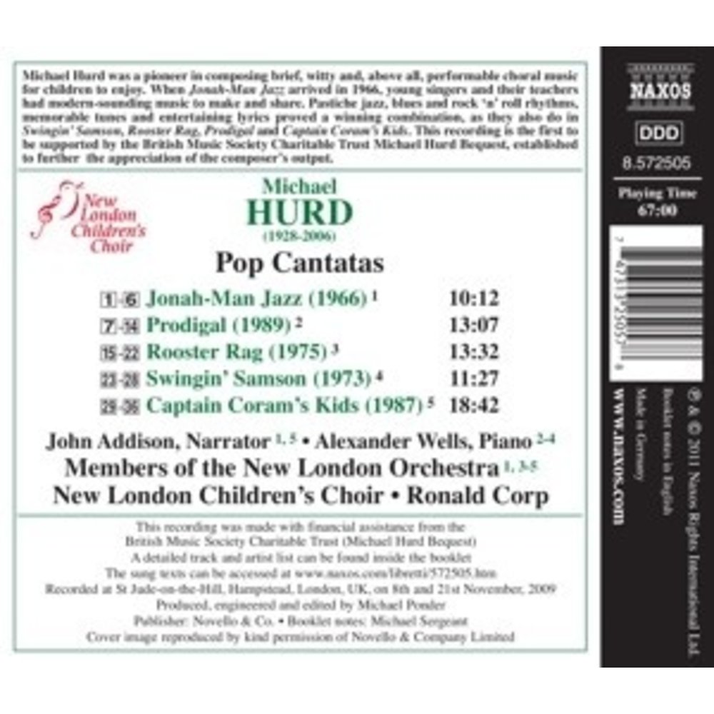 Naxos Hurd: Pop Catatas
