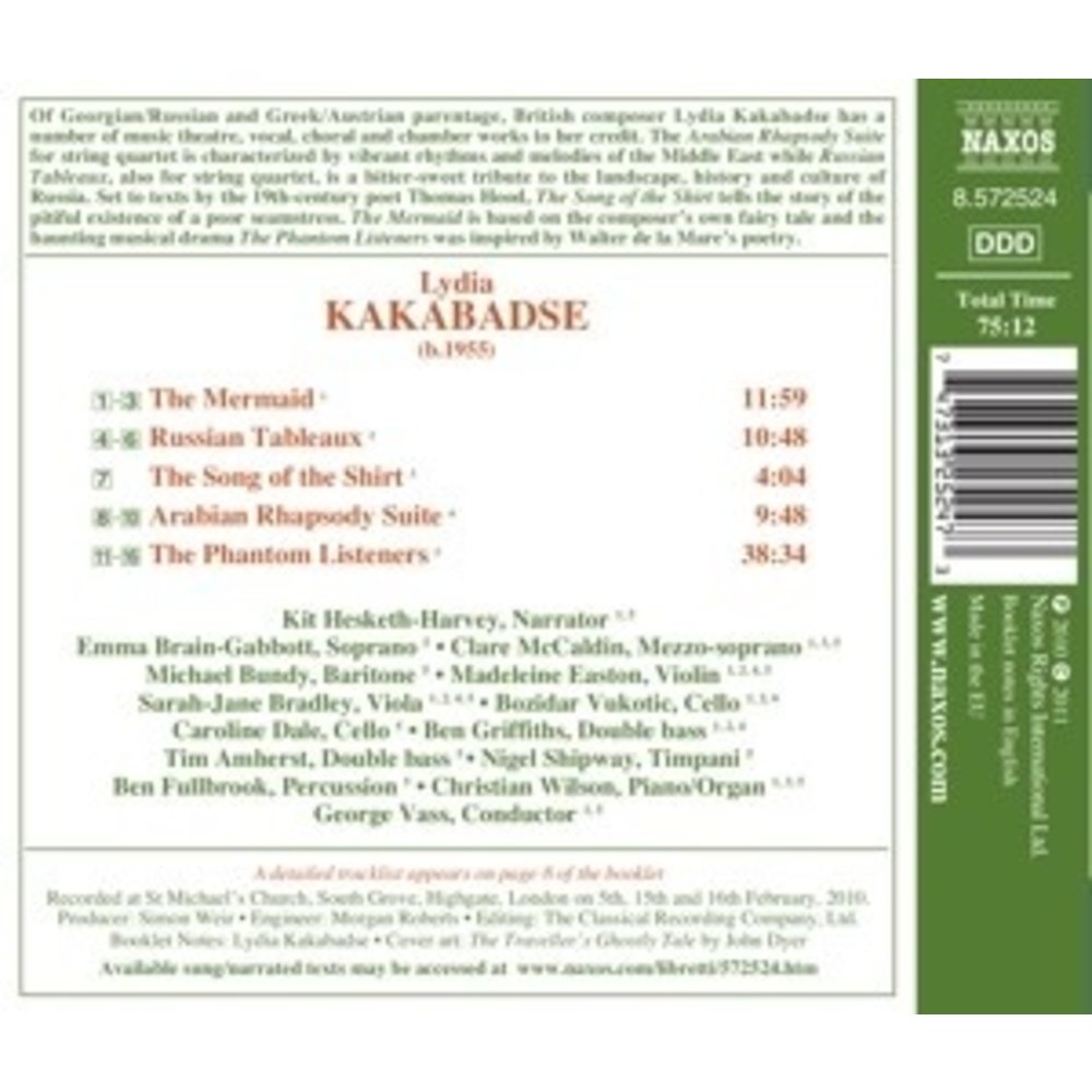 Naxos Kakabadse: Phantom Listeners