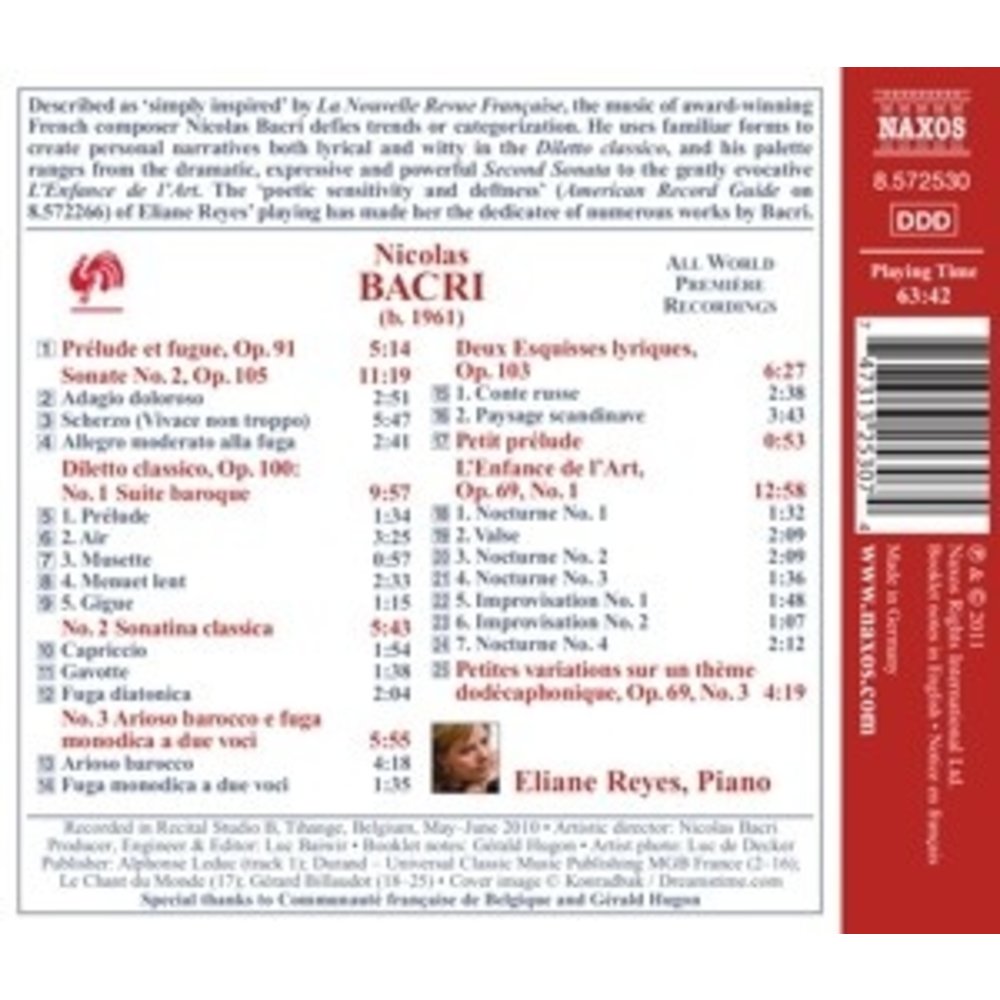 Naxos Bacri: Piano Music