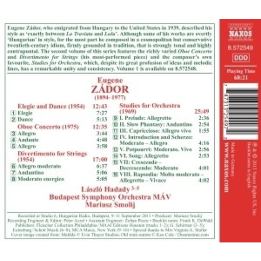 Naxos Zador: Divertimento