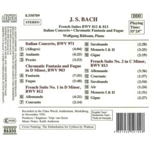 Naxos Bach J. S.: French Suites 1&2